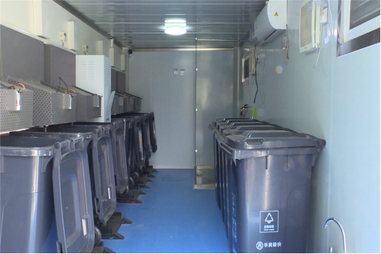 華展貓先生，智能垃圾分類房，垃圾分類收集點(diǎn)，垃圾房?jī)?nèi)部