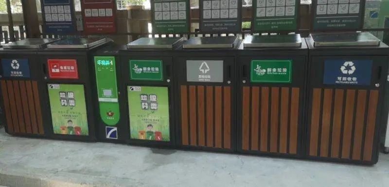 貓先生智能垃圾分類亭，定時定點垃圾收集點 ，垃圾亭生產廠家