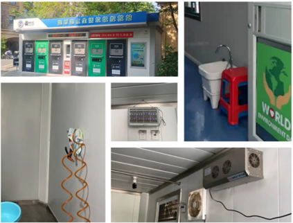 江蘇智能分類垃圾房，清潔小屋，垃圾分類收集站生產(chǎn)廠家