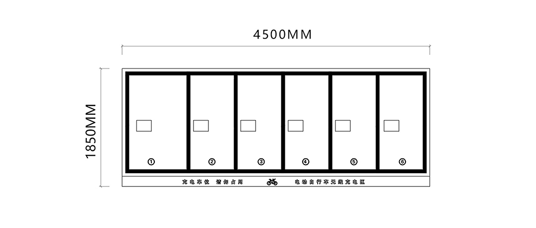 電動自行車無線充電，兩輪車充電樁，一拖六充電，共享單車補(bǔ)電，電動車分時租賃